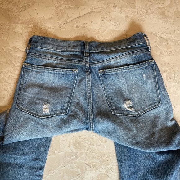 JCrew Lightwash Mid-Rise Distressed Skinny Jeans - Picture 6 of 6
